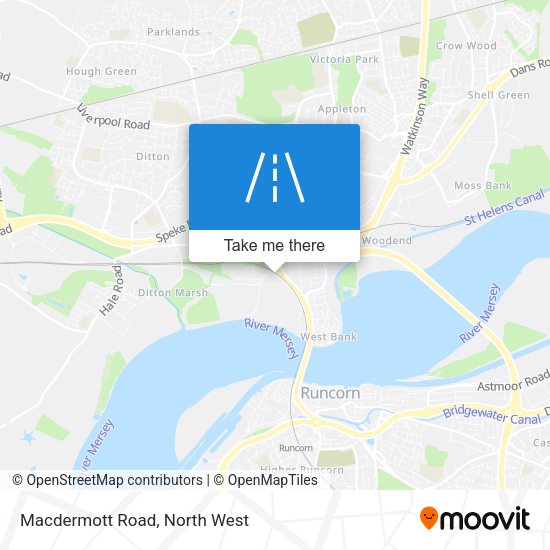 Macdermott Road map