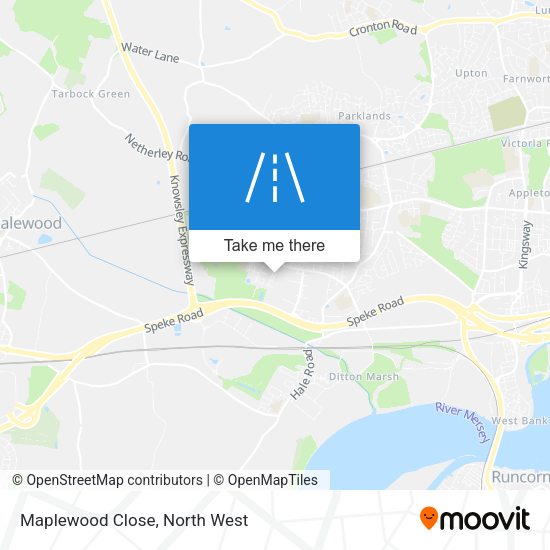 Maplewood Close map