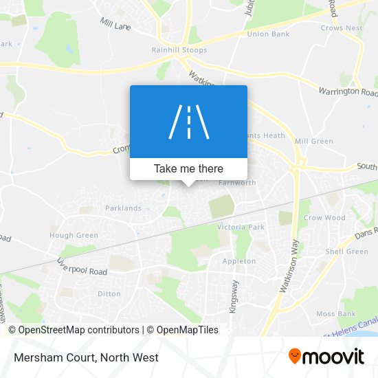 Mersham Court map