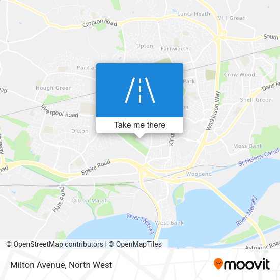 Milton Avenue map