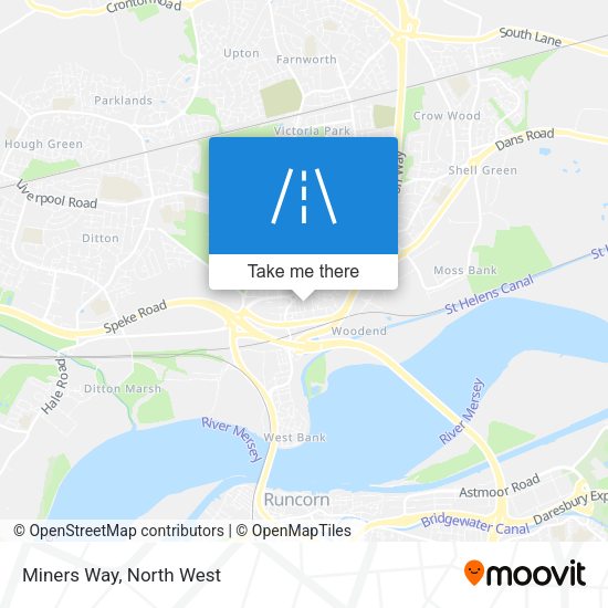Miners Way map