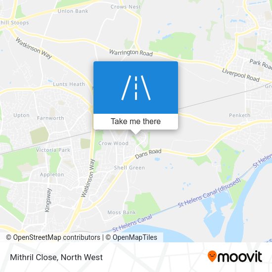 Mithril Close map