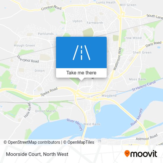 Moorside Court map