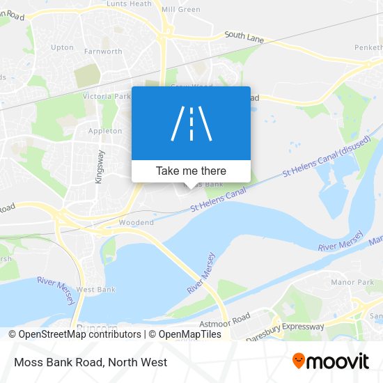 Moss Bank Road map
