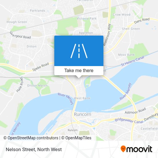 Nelson Street map