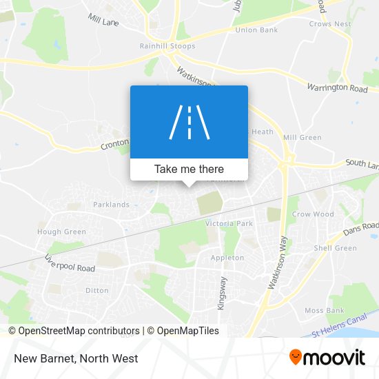New Barnet map