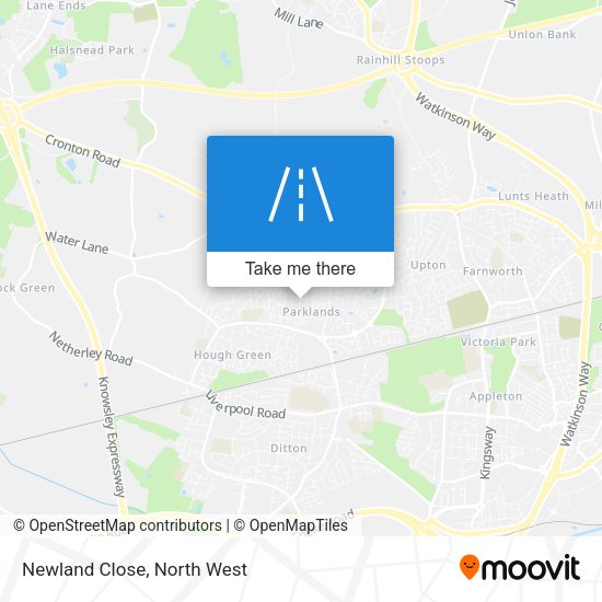 Newland Close map