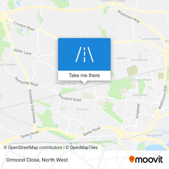 Ormond Close map