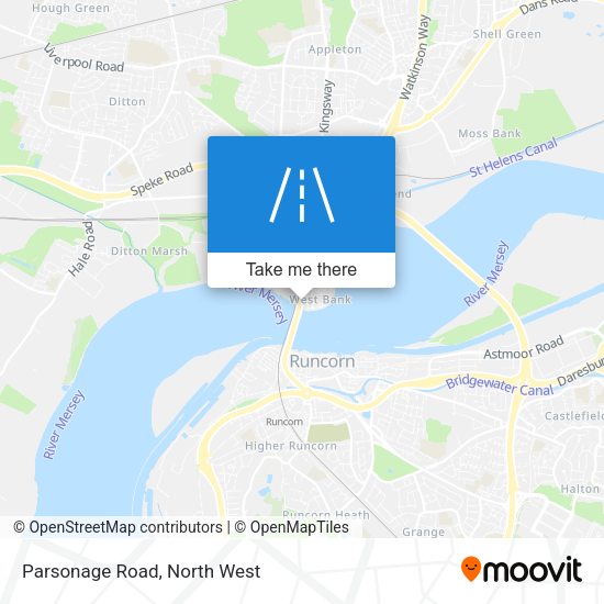 Parsonage Road map