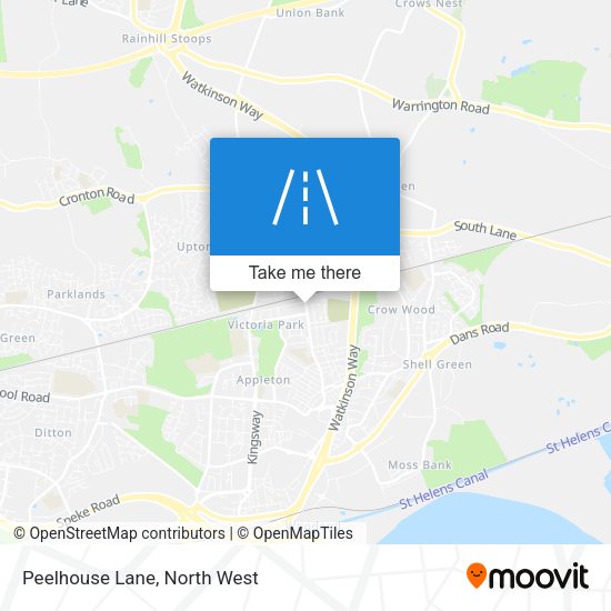 Peelhouse Lane map