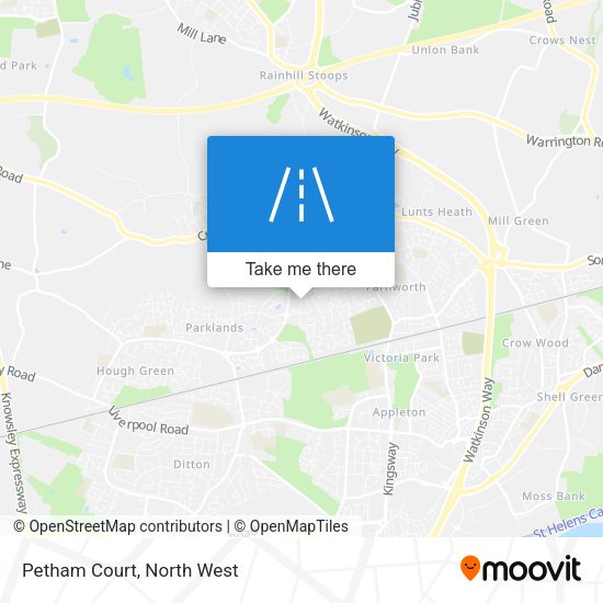 Petham Court map