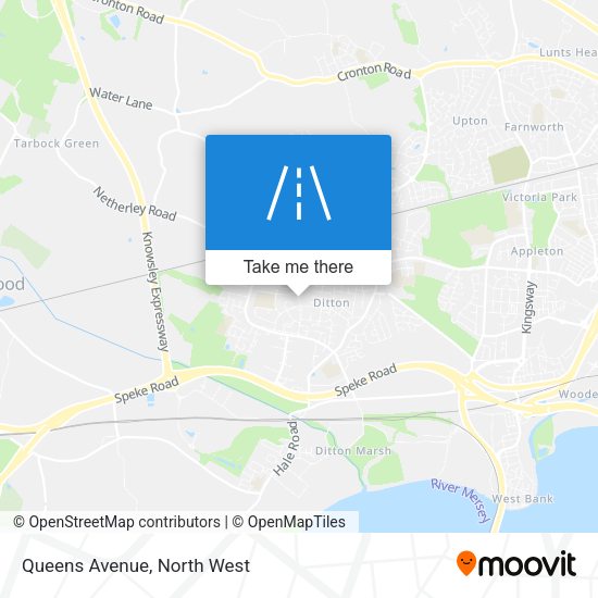 Queens Avenue map