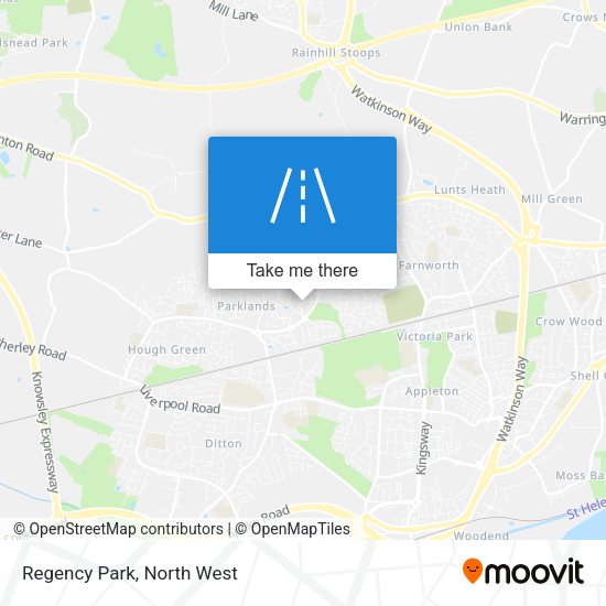 Regency Park map