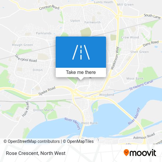 Rose Crescent map