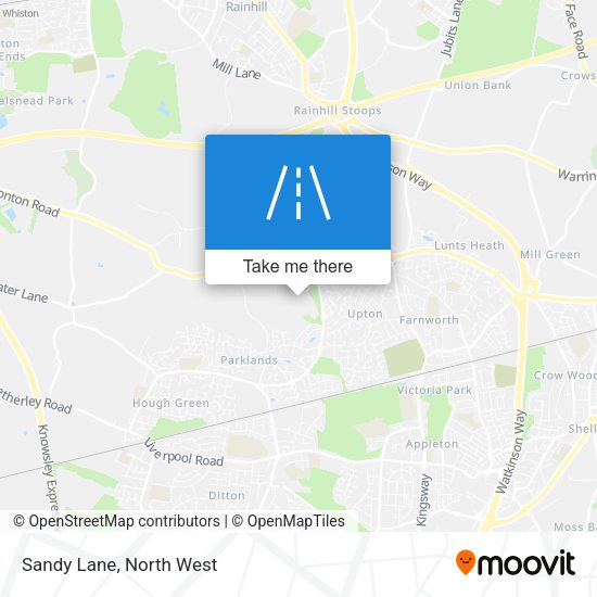 Sandy Lane map