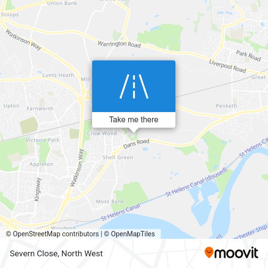 Severn Close map