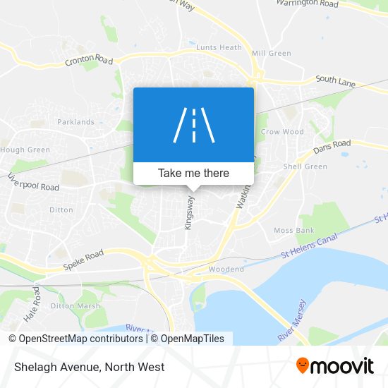 Shelagh Avenue map
