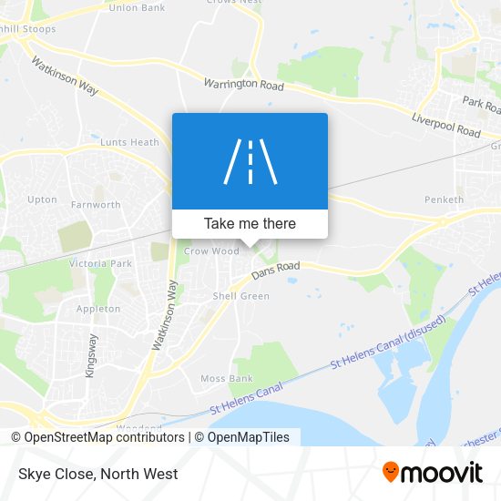 Skye Close map