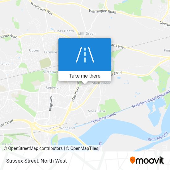 Sussex Street map