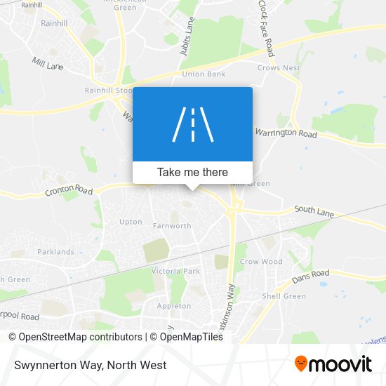 Swynnerton Way map