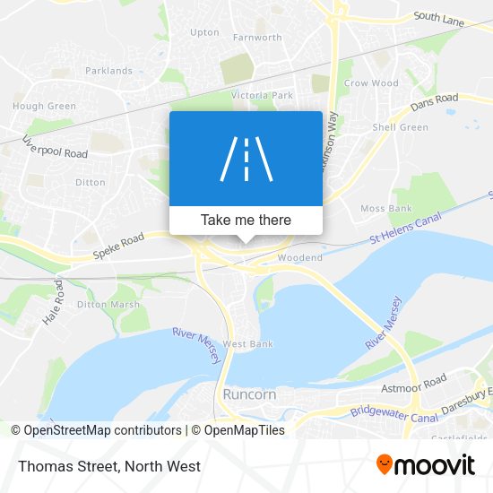 Thomas Street map