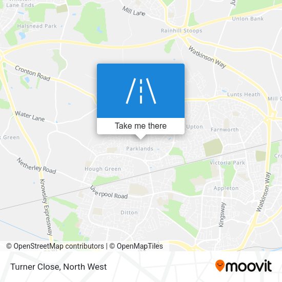 Turner Close map