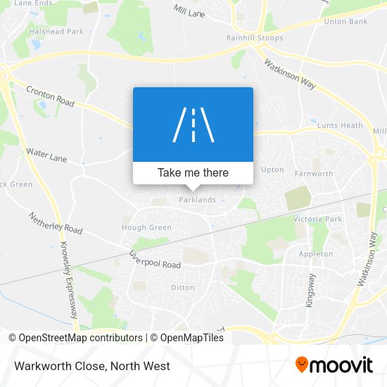 Warkworth Close map