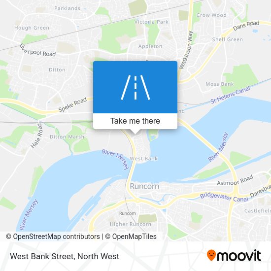 West Bank Street map