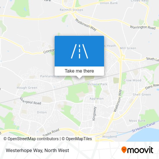Westerhope Way map