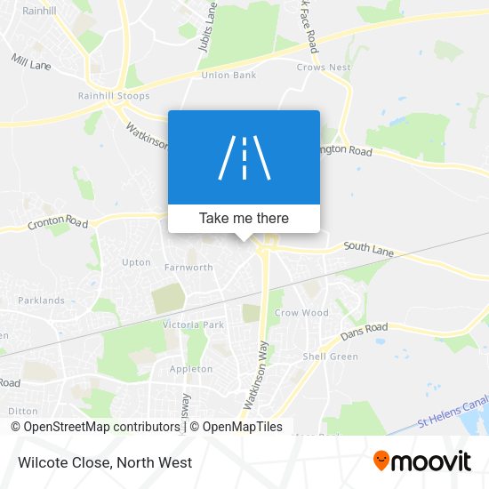 Wilcote Close map
