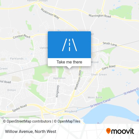 Willow Avenue map