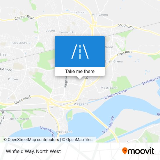 Winfield Way map