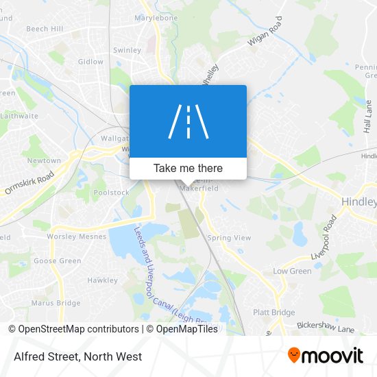 Alfred Street map