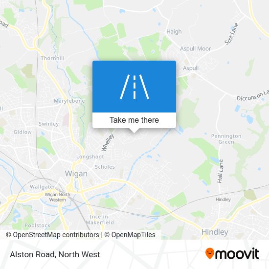 Alston Road map