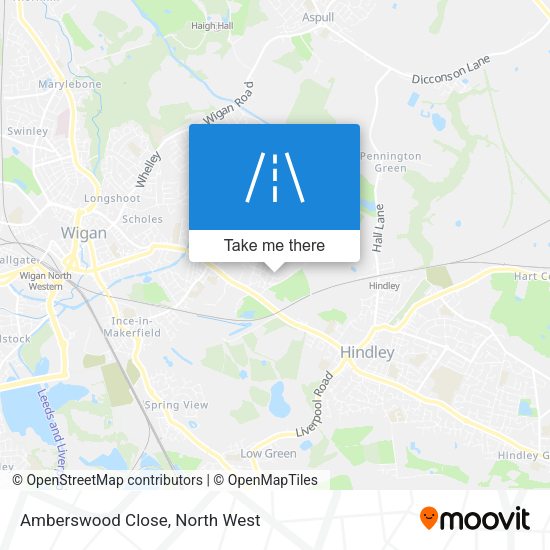 Amberswood Close map