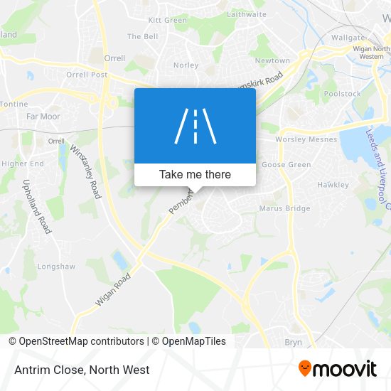 Antrim Close map