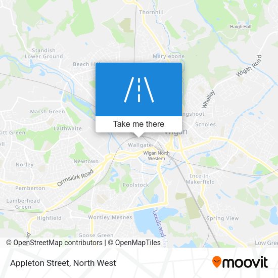 Appleton Street map