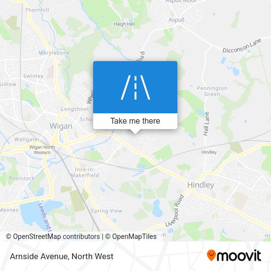 Arnside Avenue map
