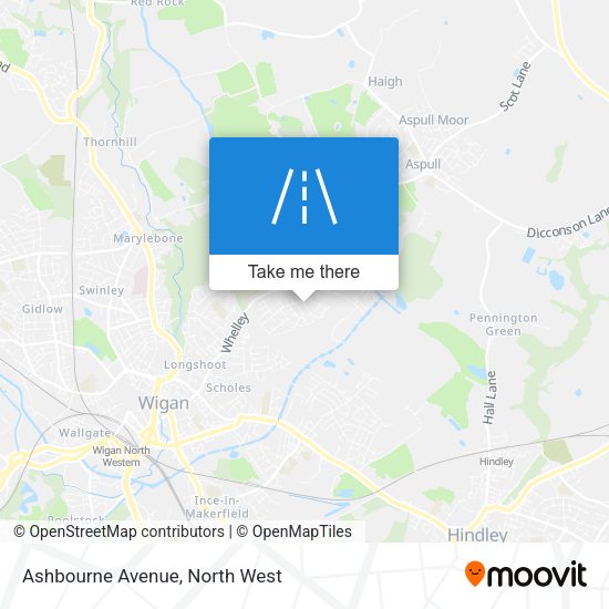 Ashbourne Avenue map