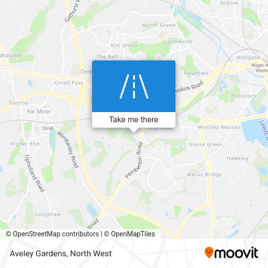 Aveley Gardens map