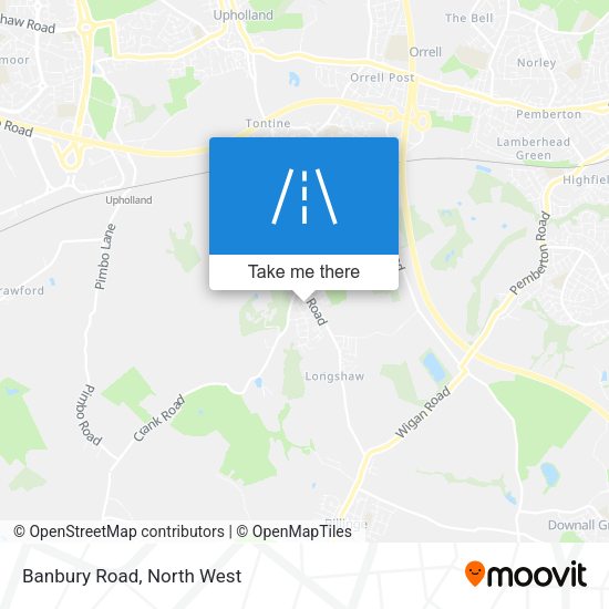 Banbury Road map