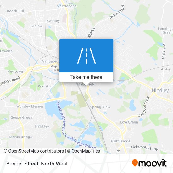 Banner Street map
