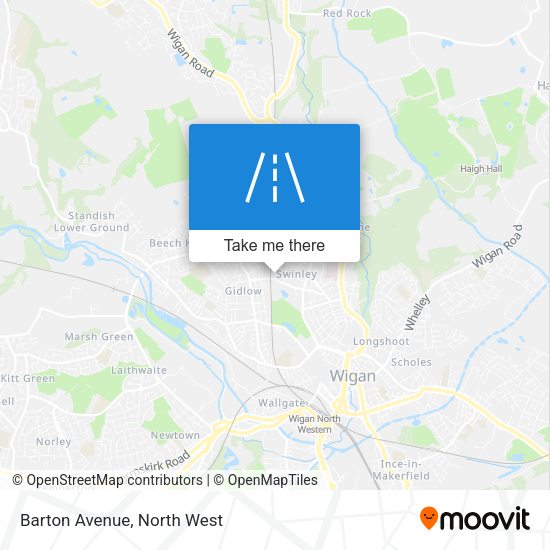 Barton Avenue map