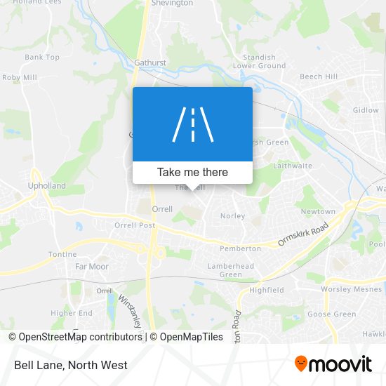 Bell Lane map