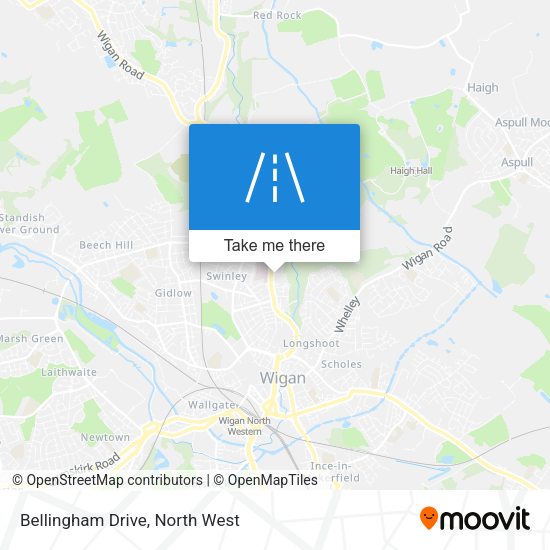 Bellingham Drive map