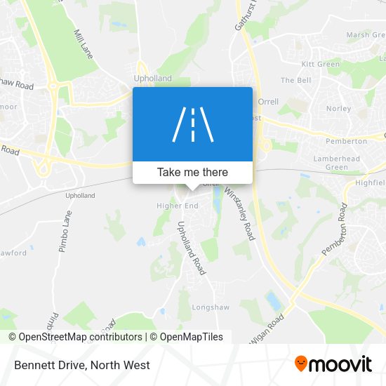 Bennett Drive map