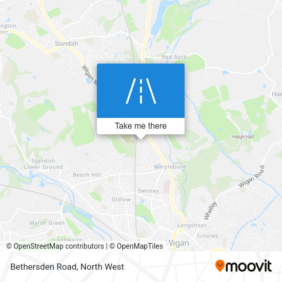 Bethersden Road map