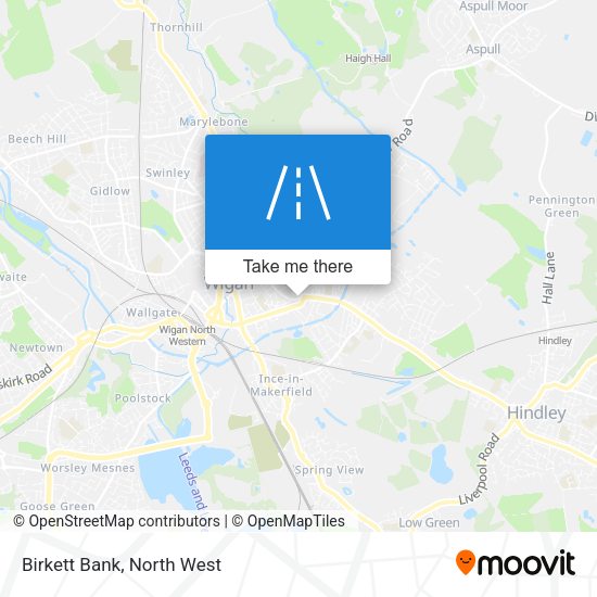 Birkett Bank map