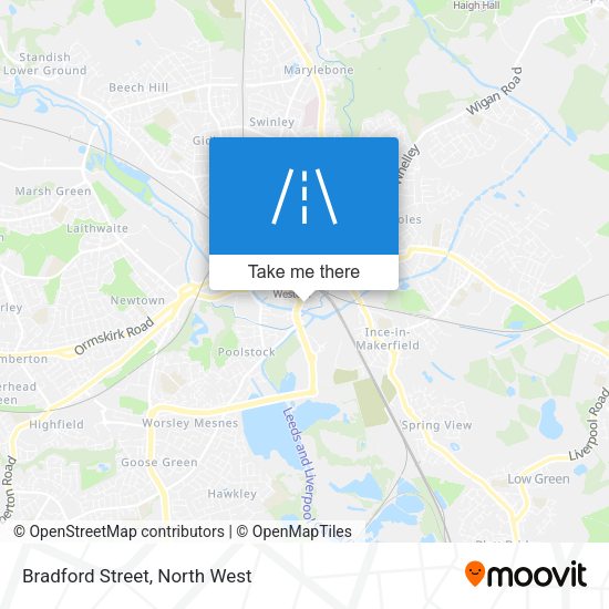 Bradford Street map
