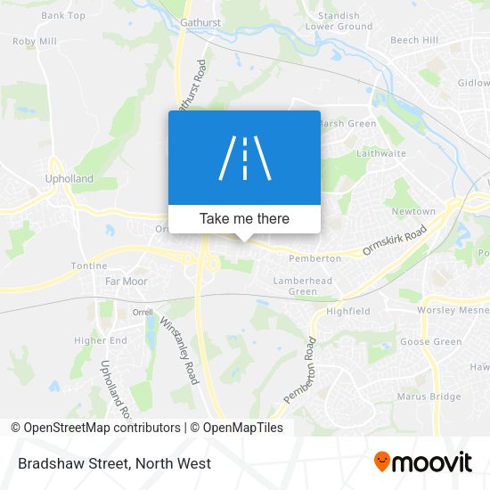 Bradshaw Street map